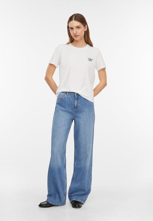 Produktbild Comma T-Shirt Basic Fit T-Shirt mit Artwork (48)