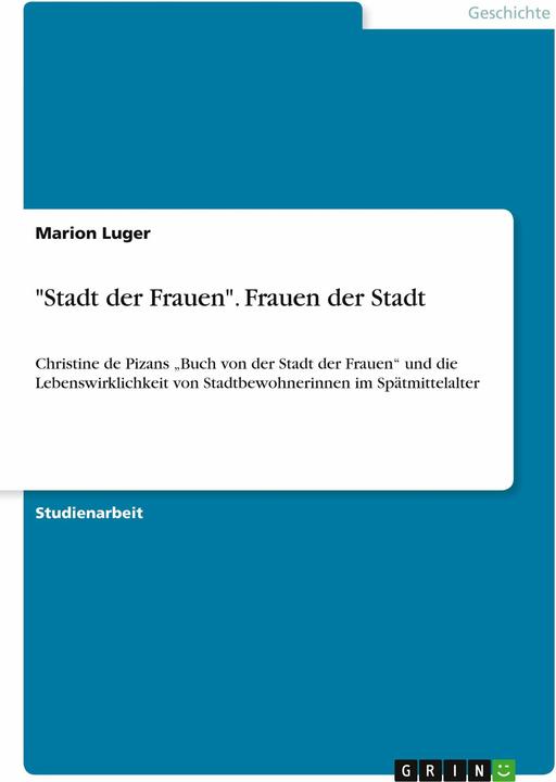 Produktbild Stadt der Frauen. Frauen der Stadt (Deutsch, 2008)