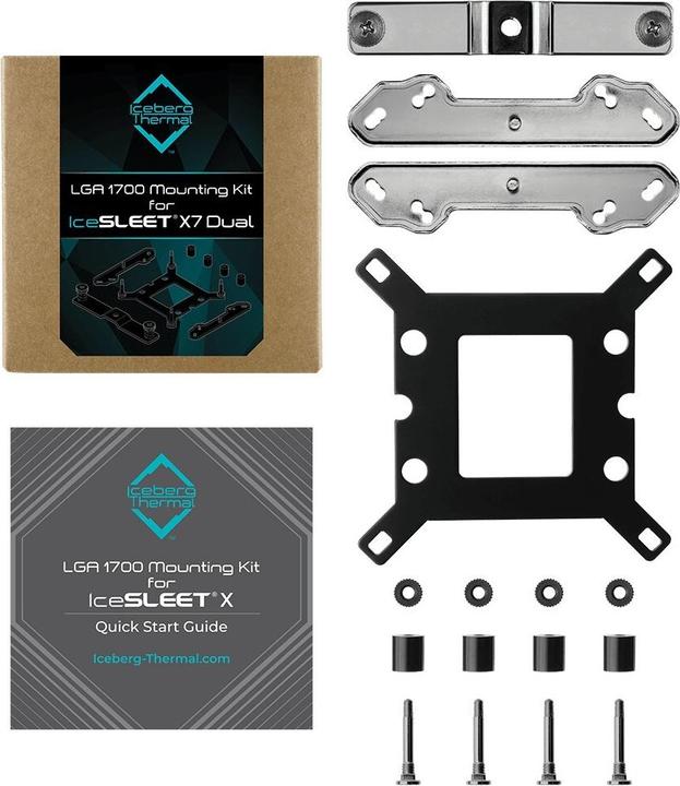 Actual product image Iceberg Thermal LGA 1700 Kit IceSLEET x7 Dual