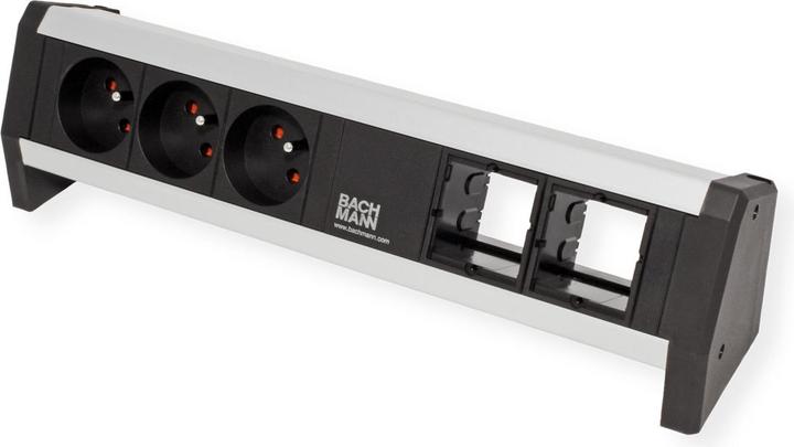 Actual product image Bachmann DESK 3xUTE & 2xModule GST18 (3x, CEE 7/3, CEE 7/5)