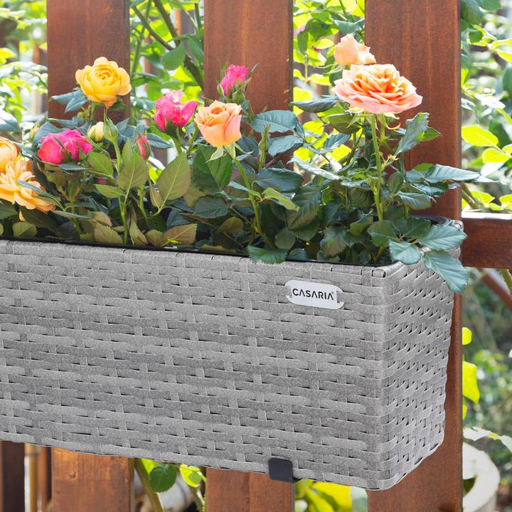 Actual product image Casaria Balcony box (60 x 20 x 19 cm)