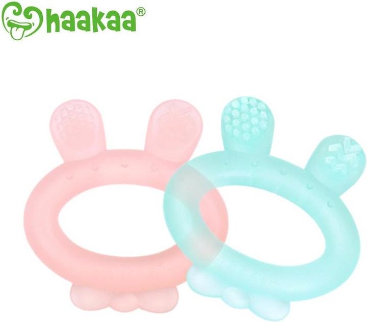 Produktbild Haakaa Beissring Hasenohr - Blau