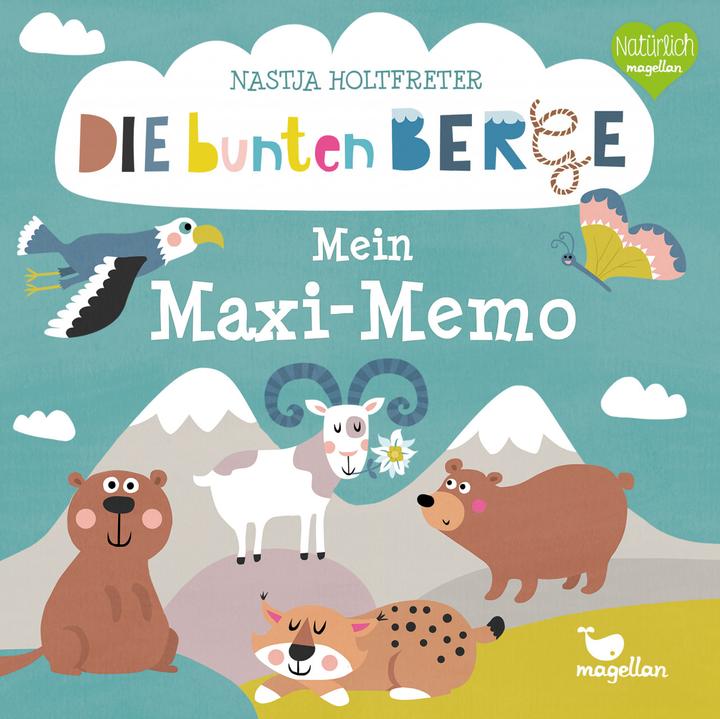 Die bunten Berge - Mein Maxi-Memo (Deutsch)
