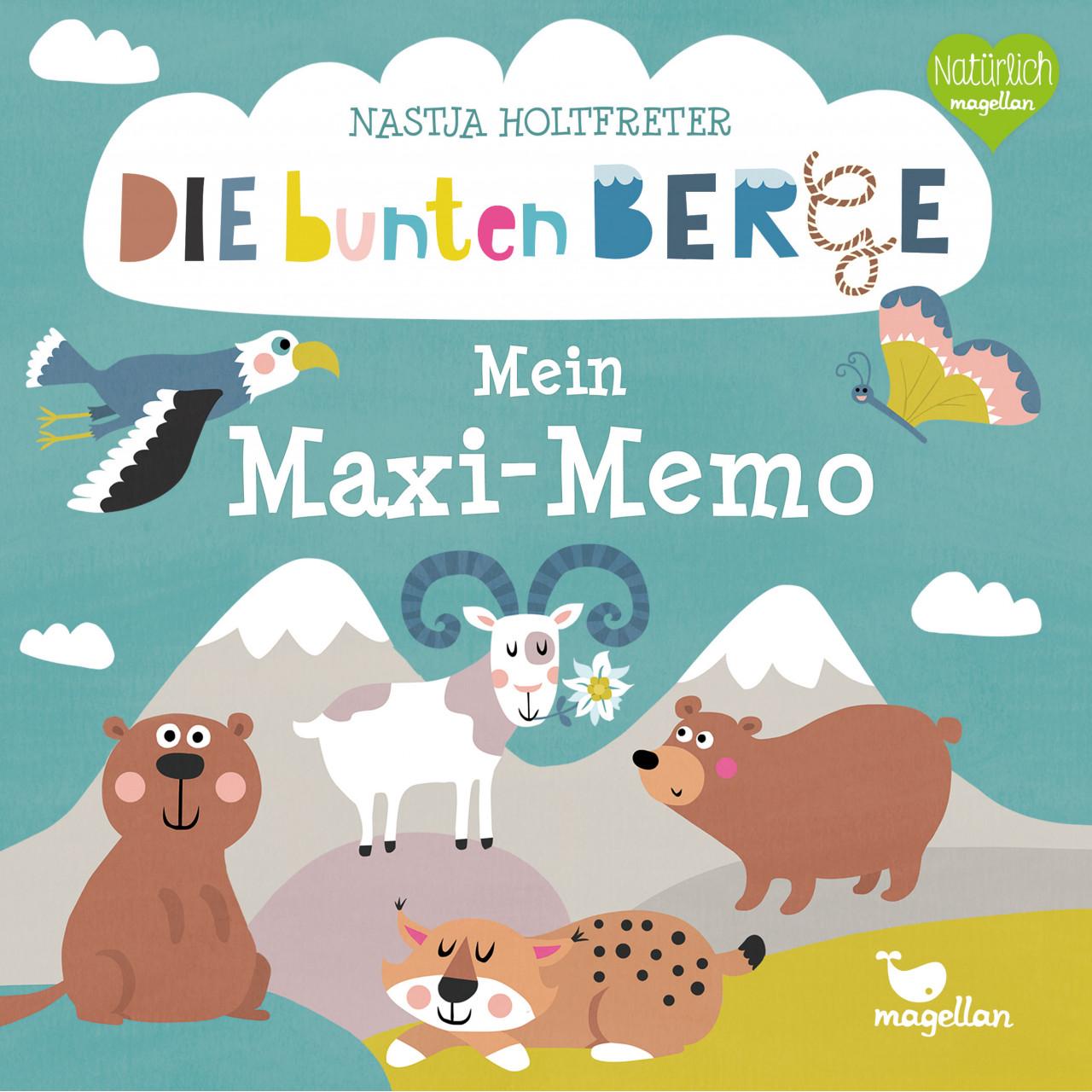 Magellan Die bunten Berge - Mein Maxi-Memo (Deutsch)
