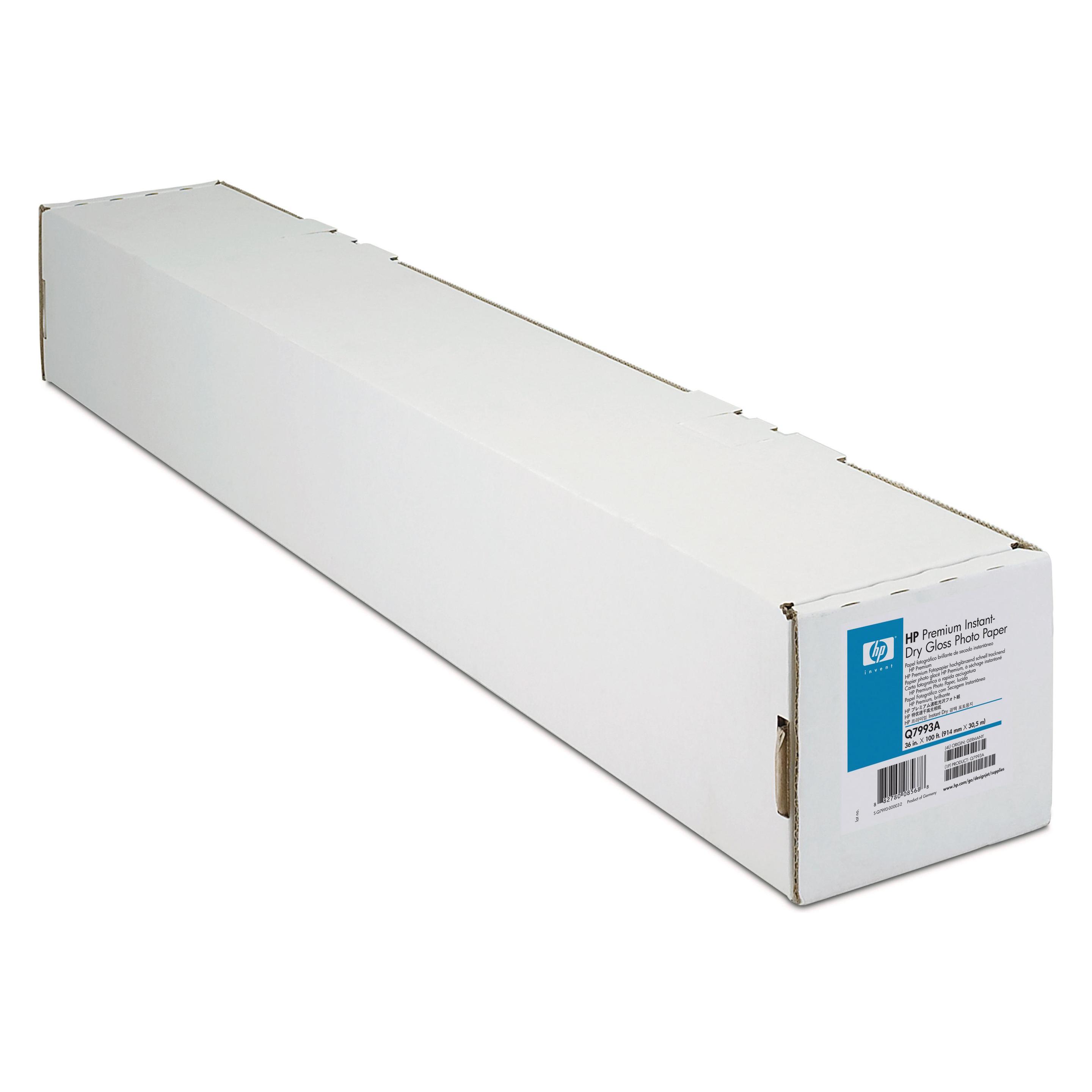 HP Premium Instant-dry Gloss Photo Paper - Fotopapier, glänzend - Rolle (106,7 cm x 30,5 m) - 260 g/