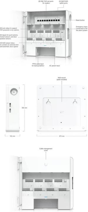 Produktbild Ubiquiti UniFi Enterprise Grade Access Hub (10 Ports)
