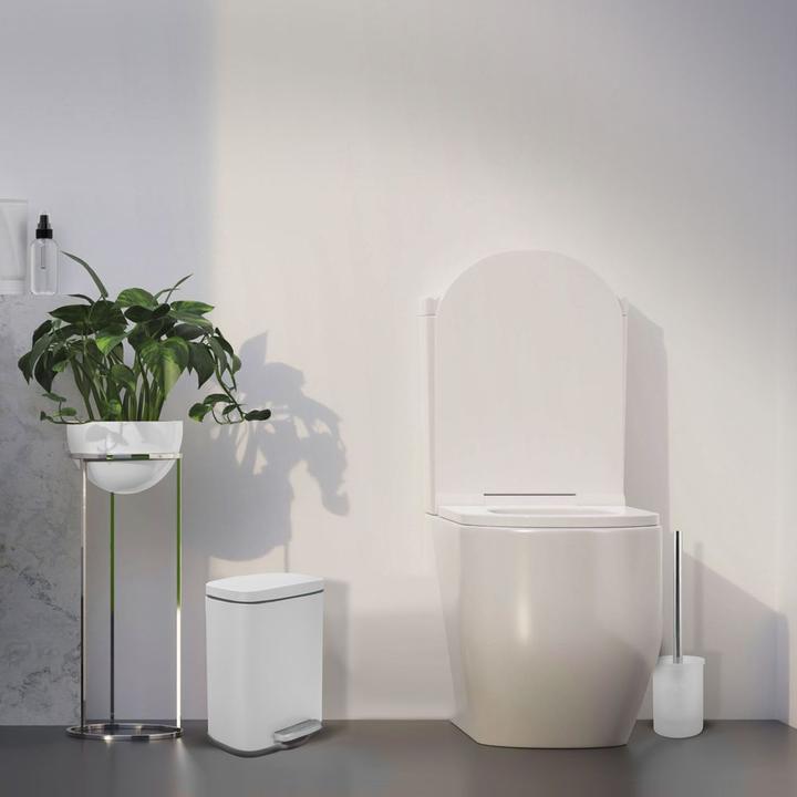 Actual product image spirella Toilet brush Yoko White matt, glass