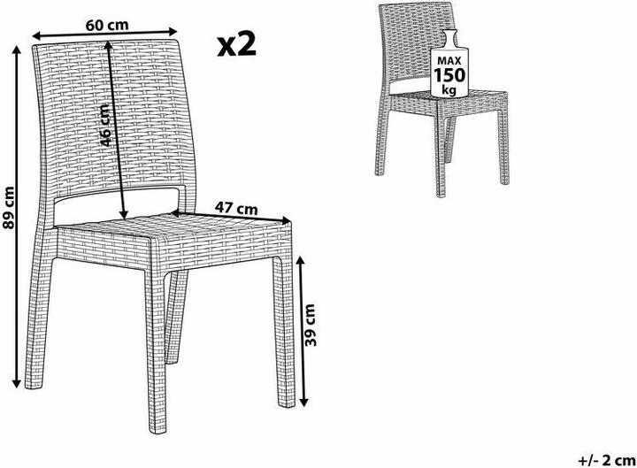 Actual product image Beliani Fossano