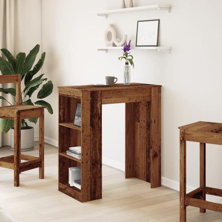 Produktbild vidaXL Bartisch mit Regal -Optik (95 x 47 x 103.50 cm)