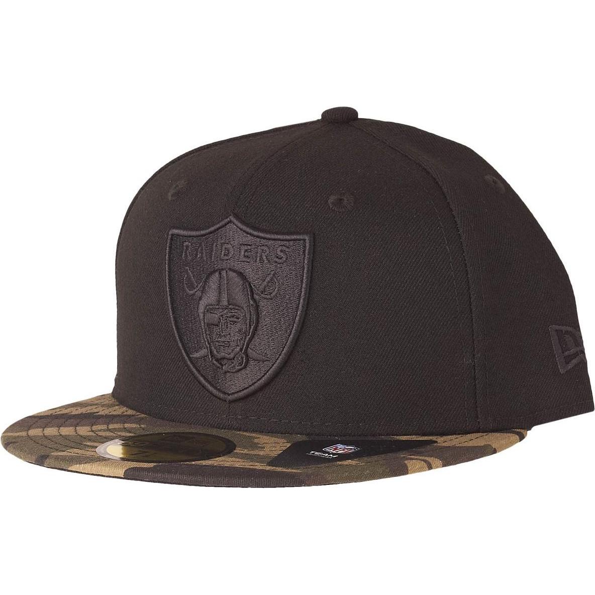 New Era, Herren, Cap, 59Fifty Oakland Raiders, Schwarz, (7 1/8)