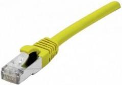 Actual product image Exertis Connect Patch cable, CAT.5e, F/UTP, shielded, copper, yellow, 10.0 m patch cable with latching nose (CAT5e, 10 m)