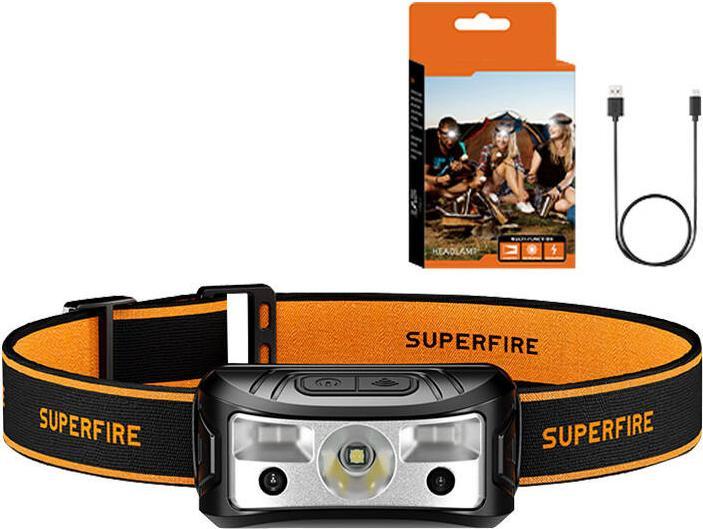 Actual product image Superfire HL05-K headlamp flashlight (120 lm)