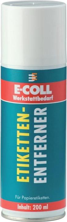Actual product image E-coll Label remover spray