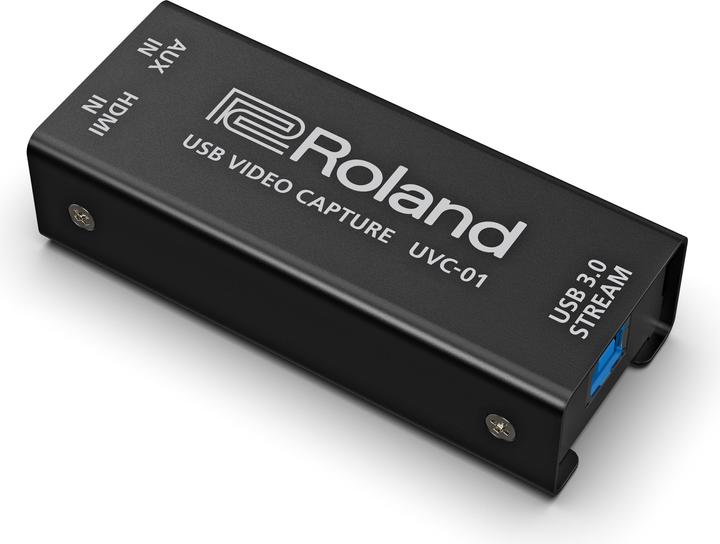 Actual product image Roland UVC-01 HDMI STREAMING CAPTURE DEVICE, UP TO 1080P/60 USB 3.0 STREAMING W. ANALOG AUDIO INPUT