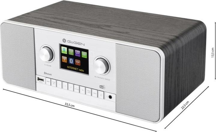 Produktbild GoGen Internet DAB+ Radio IR257BTDAB (DAB+, Internetradio, Bluetooth, WLAN)