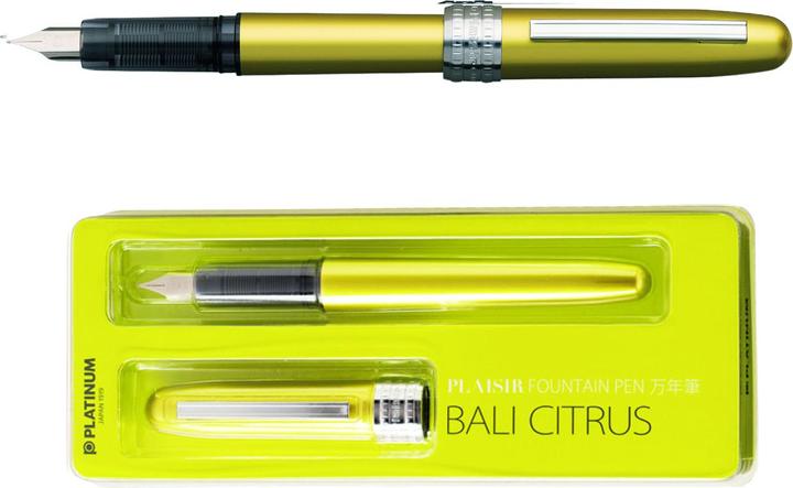 Produktbild Platinum Plaisir-Füllfederhalter, Blister, Bali Citrus (Gelb, 1 x)