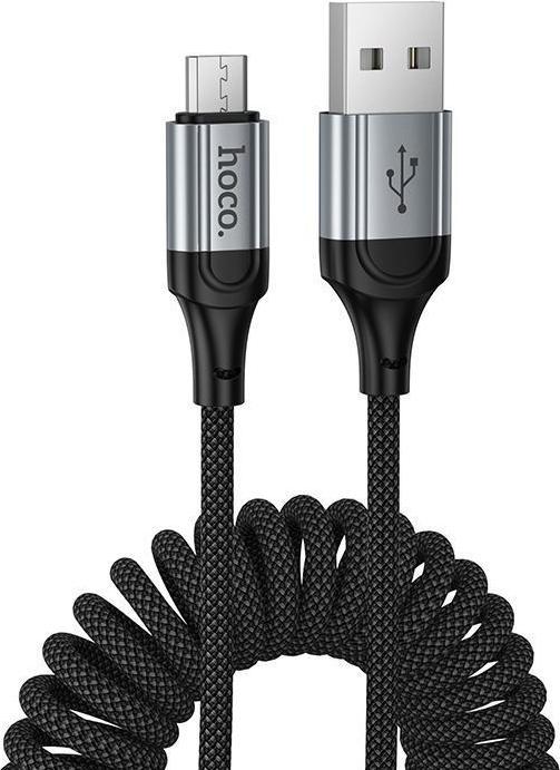 Actual product image Hoco Cable Cable USB A to Micro USB 2,4A 1,5 m X121 black (1.50 m, USB 2.0)