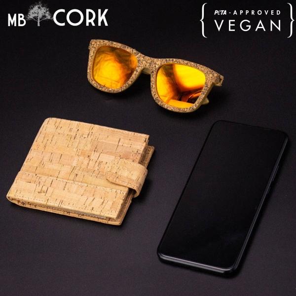 Produktbild MB Cork Brieftasche aus natürlichem, rustikalem Kork