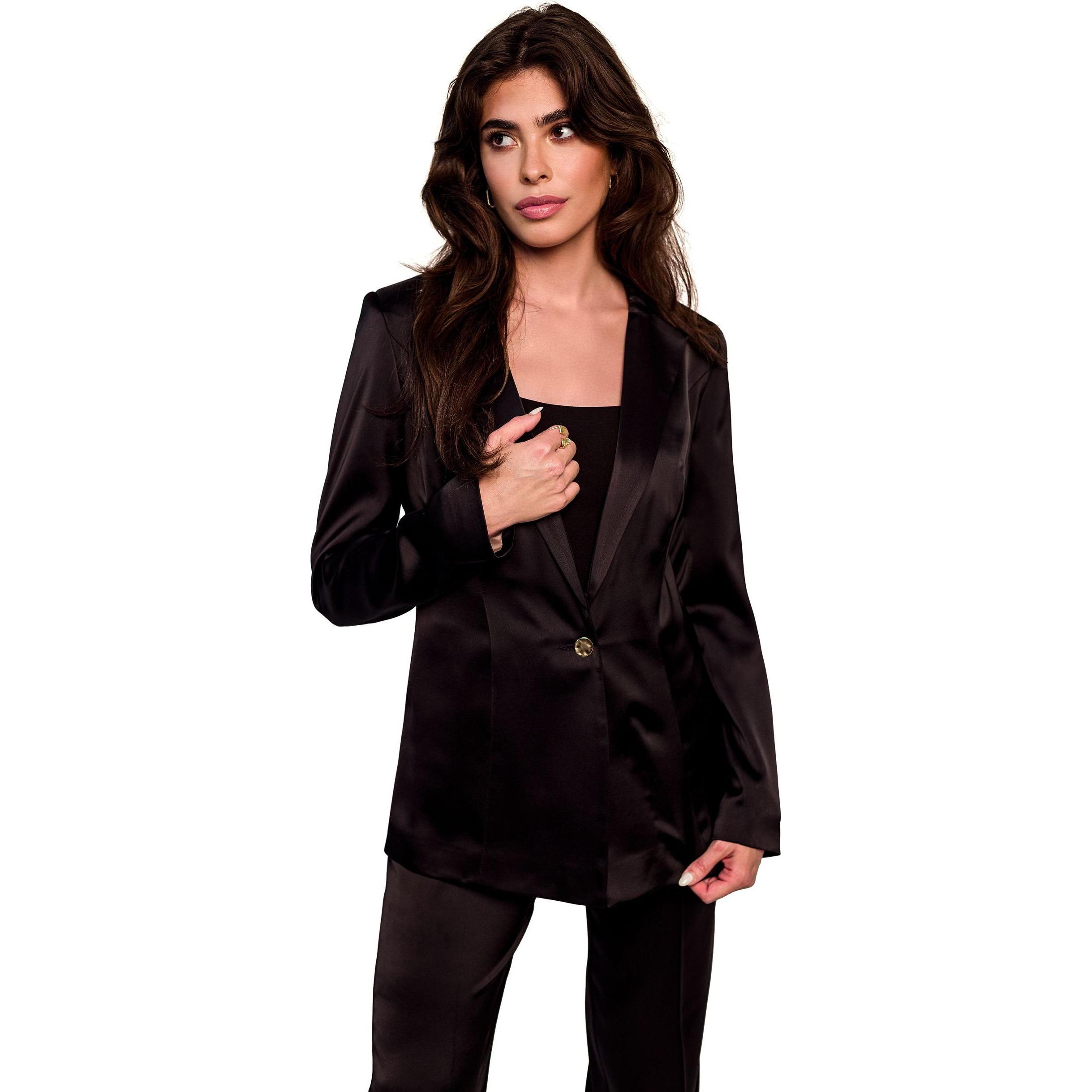 Makover, Damen, Jacke, Jacke model (XXL), Schwarz, XXL