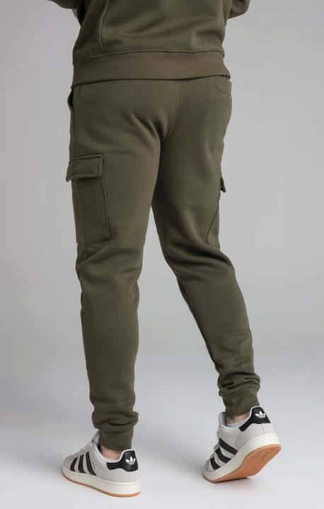 Actual product image Siksilk Sweatpants Khaki Essential Cargo Jogger (M)