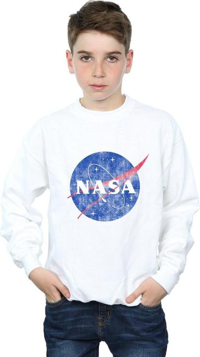Produktbild Nasa Classic Insignia Logo Distressed Sweatshirt Jungen (152, 158)
