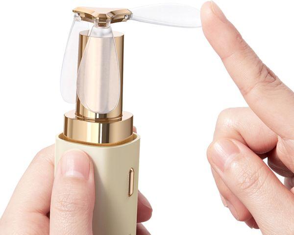 Actual product image Baseus Square Tube Mini Handheld Fan