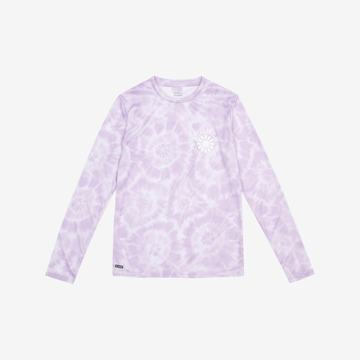 Olaian UV-Shirt Surfen Kinder Vibes 100 violett (8, 9, 10)