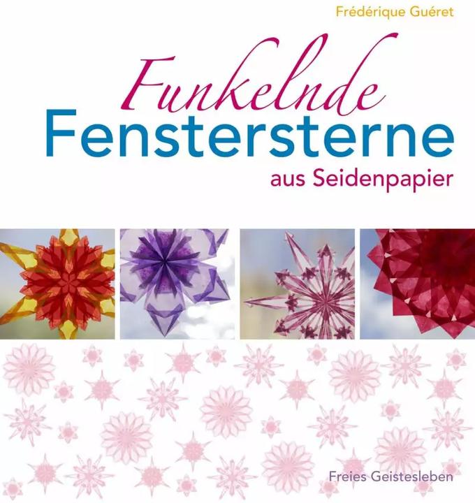 Actual product image Funkelnde Fenstersterne aus Seidenpapier (German, Frédérique Guéret, 2021)