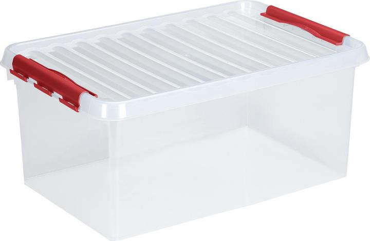 Produktbild Sunware Q-line Aufbewahrungsbox 45L transparent rot (45 l)