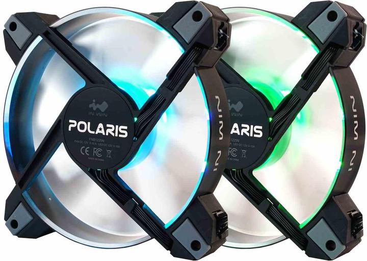Produktbild In Win Polaris RGB Aluminium Twin Pack (120 mm, 2 x)