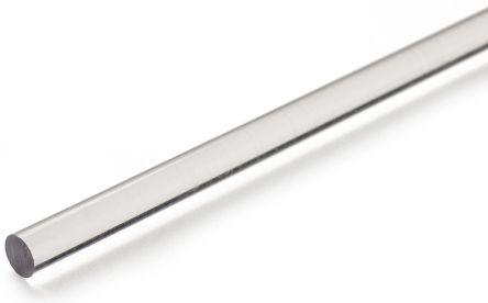 Productafbeelding RS PRO PC ronde staaf, polycarbonaat transparant 1,2g/cm³, Ø 10mm x 1m
