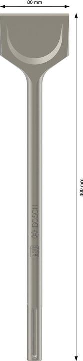 Immagine prodotto Bosch Professional Zubehör Scalpello a vanga PRO SDS max-5C, 80 x 400 mm (80 mm)