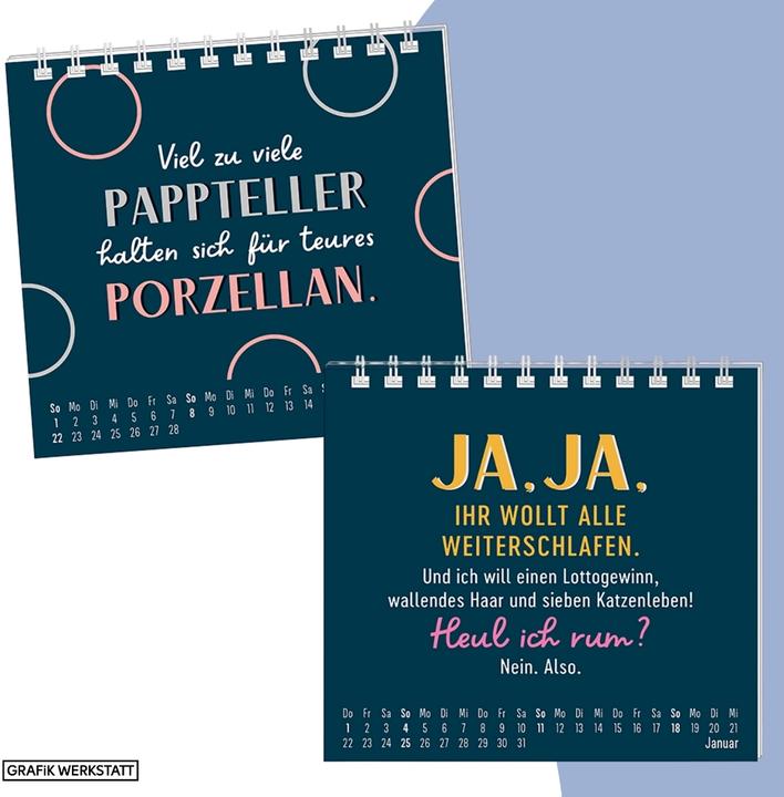 Produktbild Mini-Kalender 2026 Nett kann ich auch