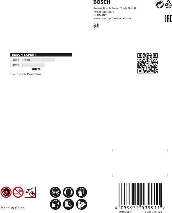 Produktbild Bosch Professional Zubehör EXPERT HardCeramic X-LOCK Diamanttrennscheiben, 85 x 22,23 x 1,6 x 7 mm