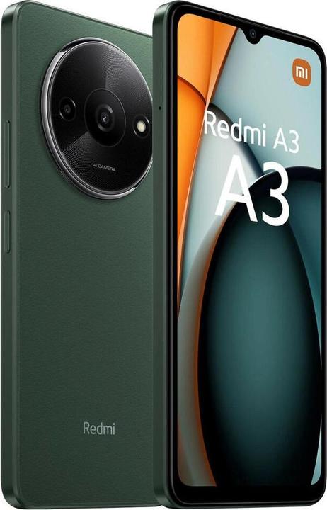 Image du produit Xiaomi Redmi A3 (128 Go, Forest Green, 6.71", Double SIM, 4G)