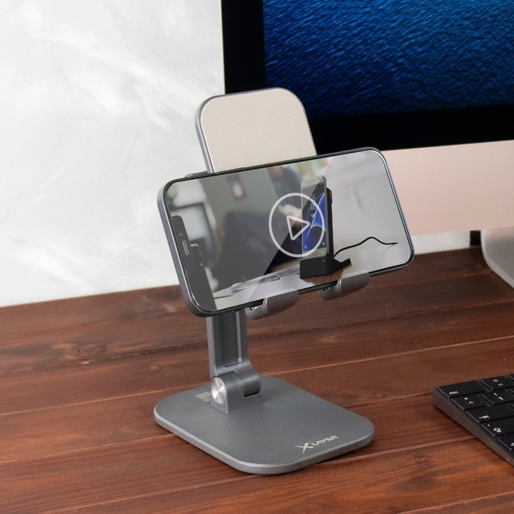 Actual product image Xlayer Foldable Stand Smartphone / Tablet Black