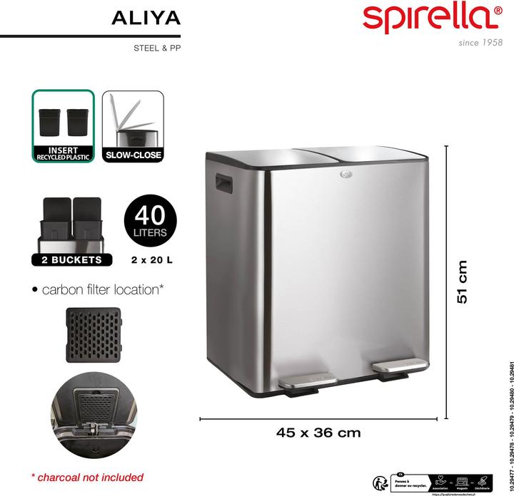 Immagine prodotto spirella Aliya (40 l)