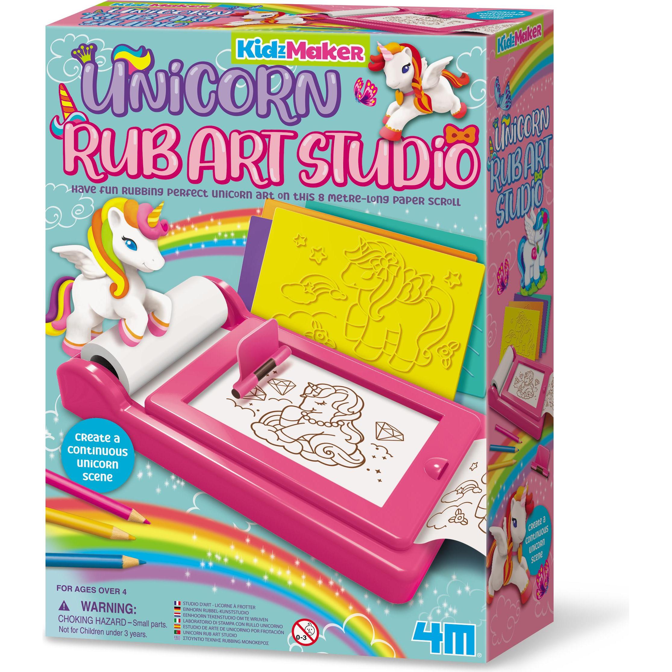 Thumbnail - 4M Unicorn Rub Art Studio