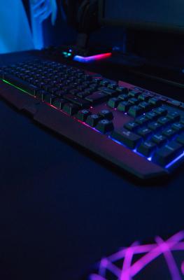 Actual product image Speedlink LUDICIUM RGB Rainbow Gaming Keyboard, black - US Layout (US, Cable)