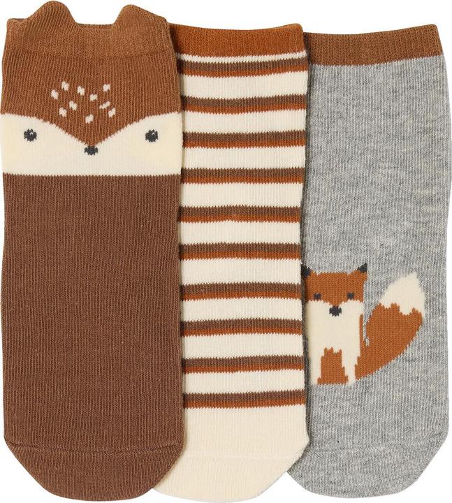 Produktbild Vertbaudet 3er-Pack Socken FUCHS, Baby (3er Pack, 18)
