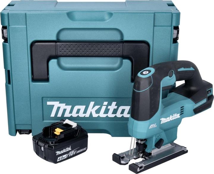 Actual product image Makita DJV 184 M1J Battery Pendulum Jigsaw 18 V Brushless + 1x Battery 4,0 Ah + Makpac - without charger