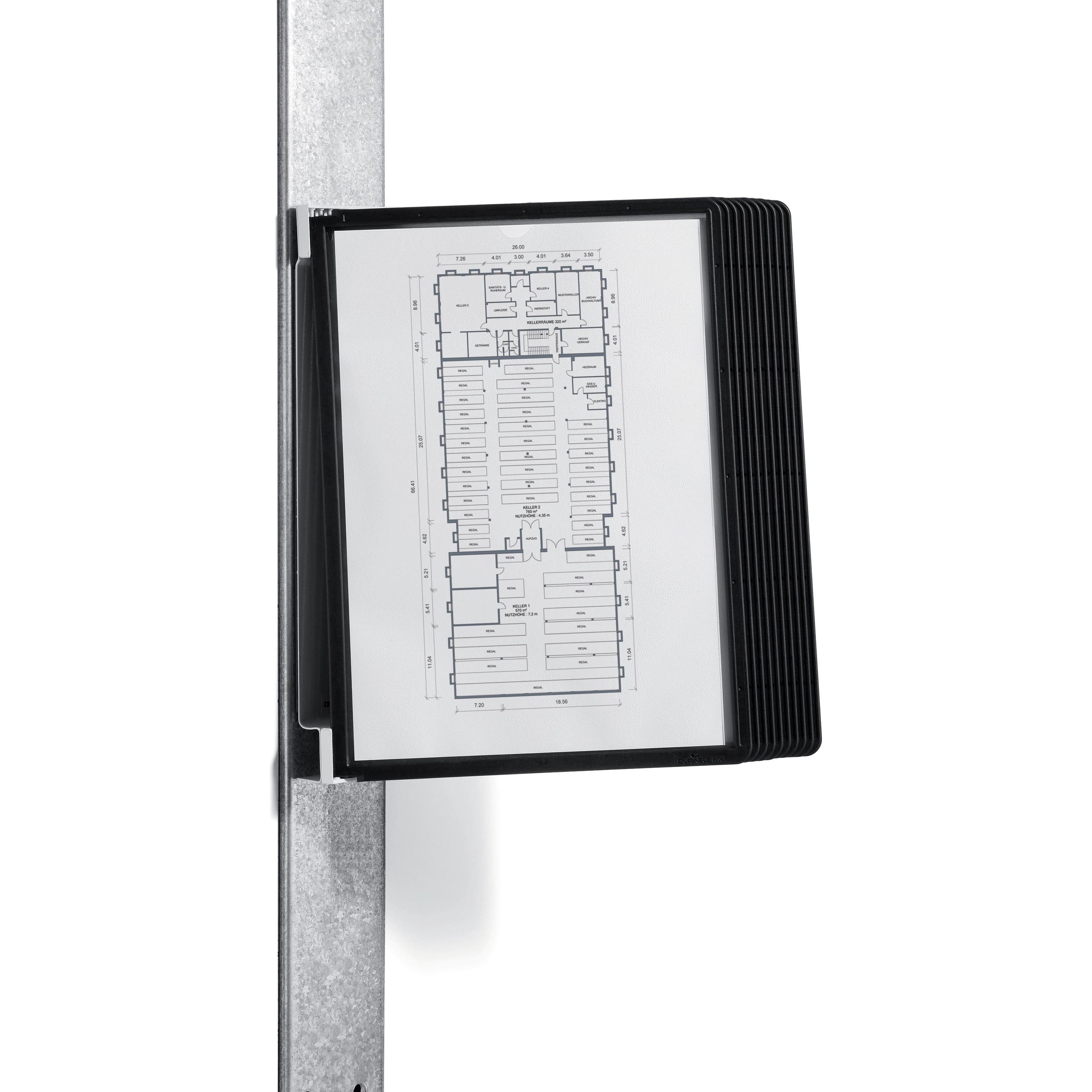 Durable, Informationsschild, Vario Magnet Wall 10
