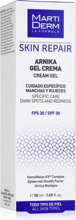 Image du produit Martiderm Réparation de la peau Gel d'Arnica Crème SPF30+ (50 ml) (Crème solaire, SPF 30, 50 ml, 60 g)