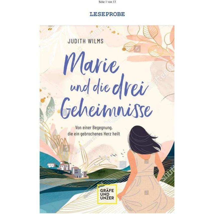 Marie und die drei Geheimnisse, Ratgeber von Judith Wilms