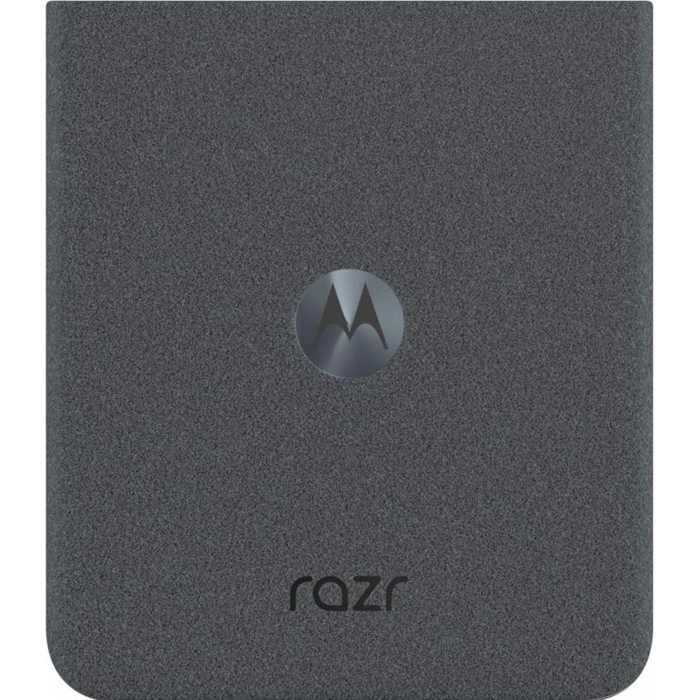 Motorola Razr 50 Back Cover Original - Koala Grey (Sudario, Motorola Razr 50), Pezzi di ricambio per dispositivi mobili, Grigio