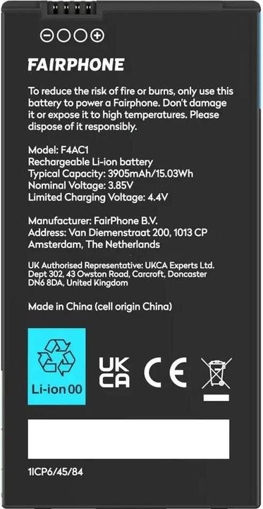 Produktbild Fairphone Battery (Akku)