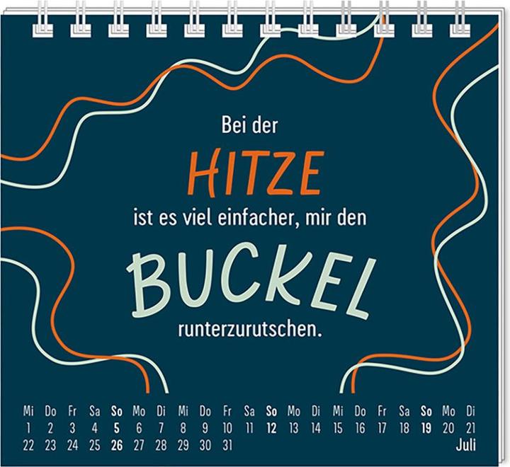 Produktbild Mini-Kalender 2026 Nett kann ich auch