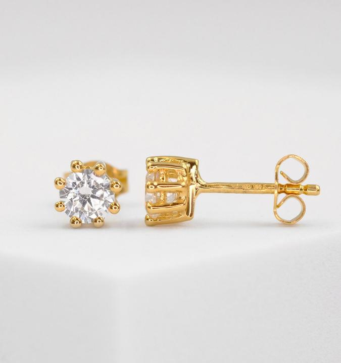 Image du produit Muau Boucles d'oreilles (750/18 K Or jaune)