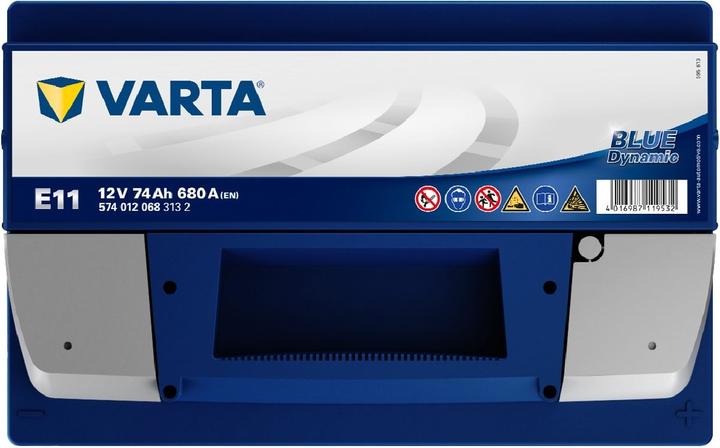 Actual product image Varta Blue Dynamic E11 (12 V, 74 Ah, 680 A)