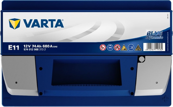 Image du produit Varta Bleu dynamique E11 (12 V, 74 Ah, 680 A)